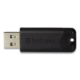 Pinstripe Usb 3.0 Flash Drive, 32 Gb, Black