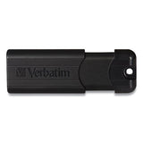 Pinstripe Usb 3.0 Flash Drive, 32 Gb, Black