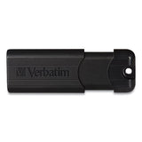 Pinstripe Usb 3.0 Flash Drive, 256 Gb, Black