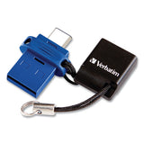 Store ‘n' Go Dual Usb 3.0 Flash Drive For Usb-c Devices, 32 Gb, Blue