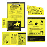 Color Cardstock, 65 Lb, 8.5 X 11, Lift-off Lemon, 250-pack