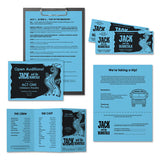 Color Paper, 24 Lb, 11 X 17, Lunar Blue, 500-ream