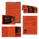 Color Paper, 24 Lb, 8.5 X 11, Orbit Orange, 500-ream