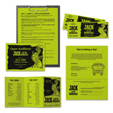 Color Paper, 24 Lb, 8.5 X 11, Terra Green, 500-ream