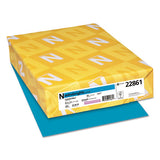 Color Cardstock, 65 Lb, 8.5 X 11, Celestial Blue, 250-pack