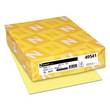 Exact Index Card Stock, 110lb, 8.5 X 11, Canary, 250-pack