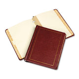 Looseleaf Minute Book, Black Leather-like Cover, 250 Unruled Pages, 8 1-2 X 11