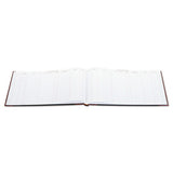 Detailed Visitor Register Book, Black Cover, 208 Ruled Pages, 9.5 X 12.25