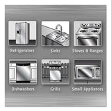 Stainless Steel Cleaner And Polish, 17 Oz Aerosol, 6-carton