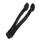 Plastic Forks, 9 Inches, Black, 144-case