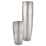 Comet Plastic Tumblers, Cold Drink, Clear, 10oz, 500-carton