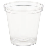 Comet Plastic Tumbler, 8 Oz., Clear, Tall, 25-pack