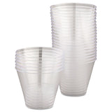 Comet Smooth Wall Tumblers, 9oz, Clear, Squat, 25-pack, 20 Packs-carton