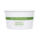 Paper Bowls, 4.5" Dia X 2.5", 12 Oz, White, 500-carton