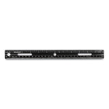 Kleenearth Recycled Ruler, Black, 12"