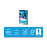 Vitality Multipurpose Print Paper, 92 Bright, 20 Lb, 8.5 X 11, White, 500 Sheets-ream