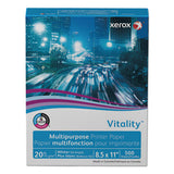 Vitality Multipurpose Print Paper, 92 Bright, 20lb, 8.5 X 11, White, 500-ream