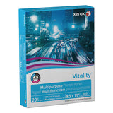 Vitality Multipurpose Print Paper, 92 Bright, 20lb, 8.5 X 11, White, 500 Sheets-ream, 10 Reams-carton
