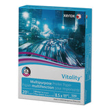 Vitality Multipurpose Print Paper, 92 Bright, 20lb, 8.5 X 11, White, 500 Sheets-ream, 10 Reams-carton
