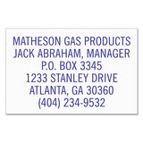 Custom Message Stamp, Pre-inked, N11, 3-4 X 2