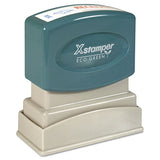 Two-color Title Stamp, Received, Blue-red