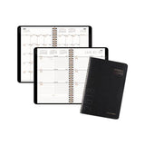 Contemporary Weekly-monthly Planner, Block, 8.5 X 5.5, Graphite Cover, 2021
