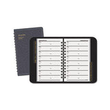 Telephone-address Book, 4-7-8 X 8, Black