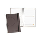 Plan. Write. Remember. Planning Notebook Two Days Per Page, 9 X 6, Gray