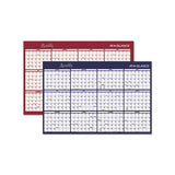 Reversible Horizontal Erasable Wall Planner, 48 X 32, 2021