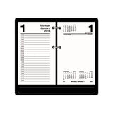 Recycled Desk Calendar Refill, 3.5 X 6, White, 2021