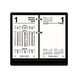 Financial Desk Calendar Refill, 3.5 X 6, White, 2021