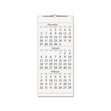 Three-month Reference Wall Calendar, 12 X 27, 2020-2022