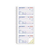 Two-part Rent Receipt Book, 2 3-4 X 4 3-4, Carbonless, 200 Forms
