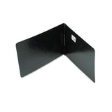 Pressboard Report Cover, Prong Clip, Legal, 2" Capacity, Black