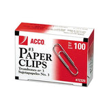Paper Clips, Small (no. 3), Silver, 1,000-pack