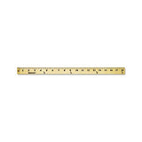 Wood Yardstick With Metal Ends, 36"
