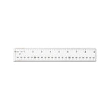 See Through Acrylic Ruler, 18", Clear