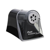 Ipoint Evolution Axis Pencil Sharpener, Ac-powered, 5" X 7.5" X 7.25", Black-silver