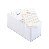 Time Card For Model Atr120 Electronic Clock, Weekly Or Biweekly, 250-pack