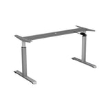 Adaptivergo Pneumatic Height-adjustable Table Base, 26.18" To 39.57", Gray