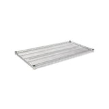 Industrial Wire Shelving Extra Wire Shelves, 48w X 24d, Silver, 2 Shelves-carton