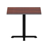 Reversible Laminate Table Top, Square, 35 3-8w X 35 3-8d, Medium Cherry-mahogany