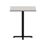 Reversible Laminate Table Top, Square, 35 3-8w X 35 3-8d, White-gray