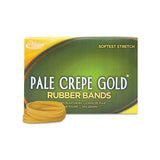 Pale Crepe Gold Rubber Bands, Size 117b, 0.06" Gauge, Crepe, 1 Lb Box, 300-box