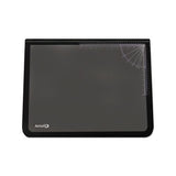 Lift-top Pad Desktop Organizer With Clear Overlay, 24 X 19, Black