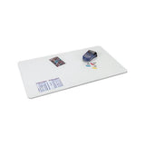 Krystalview Desk Pad With Antimicrobial Protection, 22 X 17, Clear