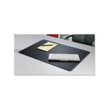 Rhinolin Ii Desk Pad With Antimicrobial Product Protection, 36 X 24, Black