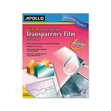 Quick-dry Color Inkjet Transparency Film W-handling Strip, Letter, Clear, 50-box