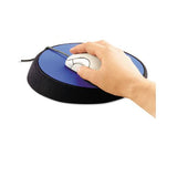 Wrist Aid Ergonomic Circular Mouse Pad, 9" Dia., Cobalt