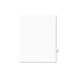 Preprinted Legal Exhibit Side Tab Index Dividers, Avery Style, 10-tab, 20, 11 X 8.5, White, 25-pack, (1020)